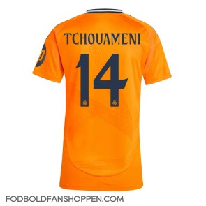 Real Madrid Aurelien Tchouameni #14 Udebanetrøje Dame 2024-25 Kortærmet